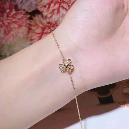 [LUXORA]FRIVOLE GOLD FLOWER DIAMOND BRACELET