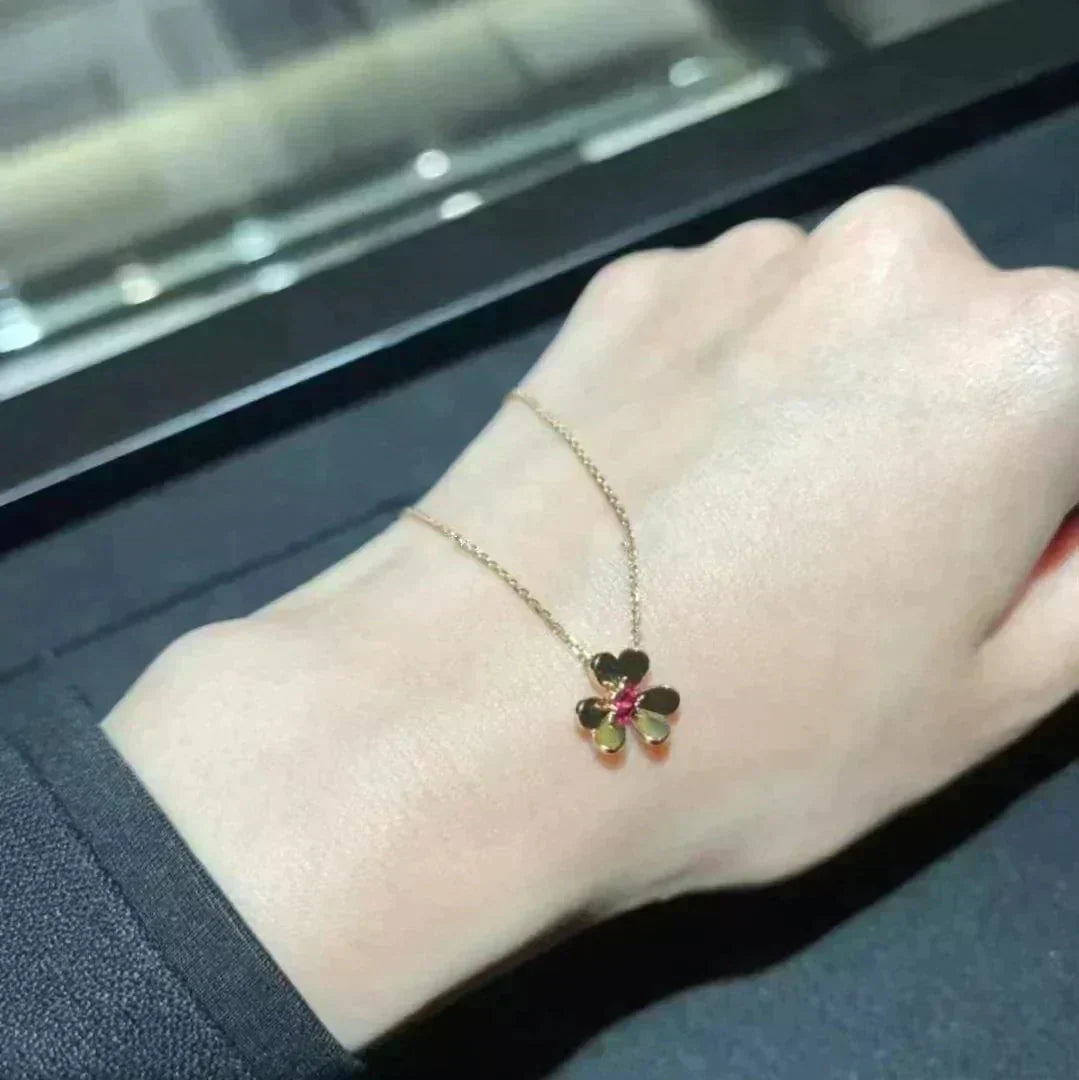[LUXORA]FRIVOLE GOLD FLOWER NECKLACE