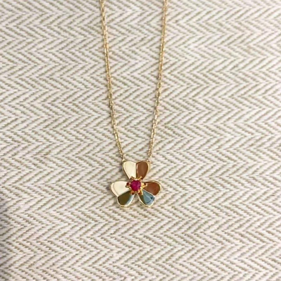 [LUXORA]FRIVOLE GOLD FLOWER NECKLACE