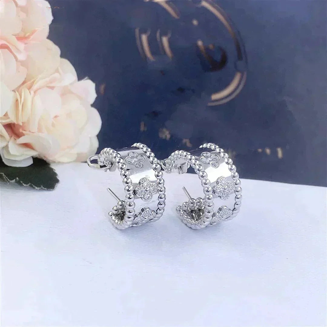 [LUXORA]PERLEE DIAMOND EARRINGS