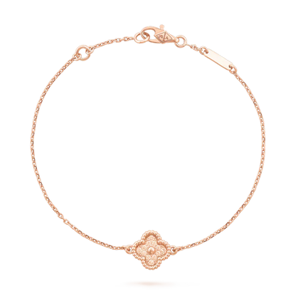 [LUXORA]CLOVER SINGLE FLOWER BRACELET