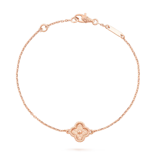 [LUXORA]CLOVER SINGLE FLOWER BRACELET