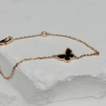[LUXORA]BUTTERFLY ONYX  BUTTERFLY BRACELET