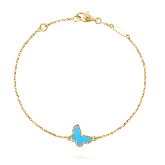 [LUXORA]BUTTERFLY TURQUOISE BUTTERFLY BRACELET