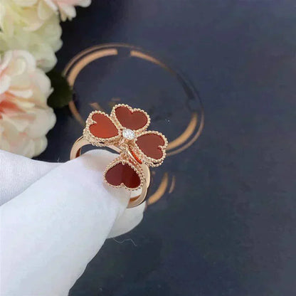 [LUXORA]SWEET CLOVER CARNELIAN RING
