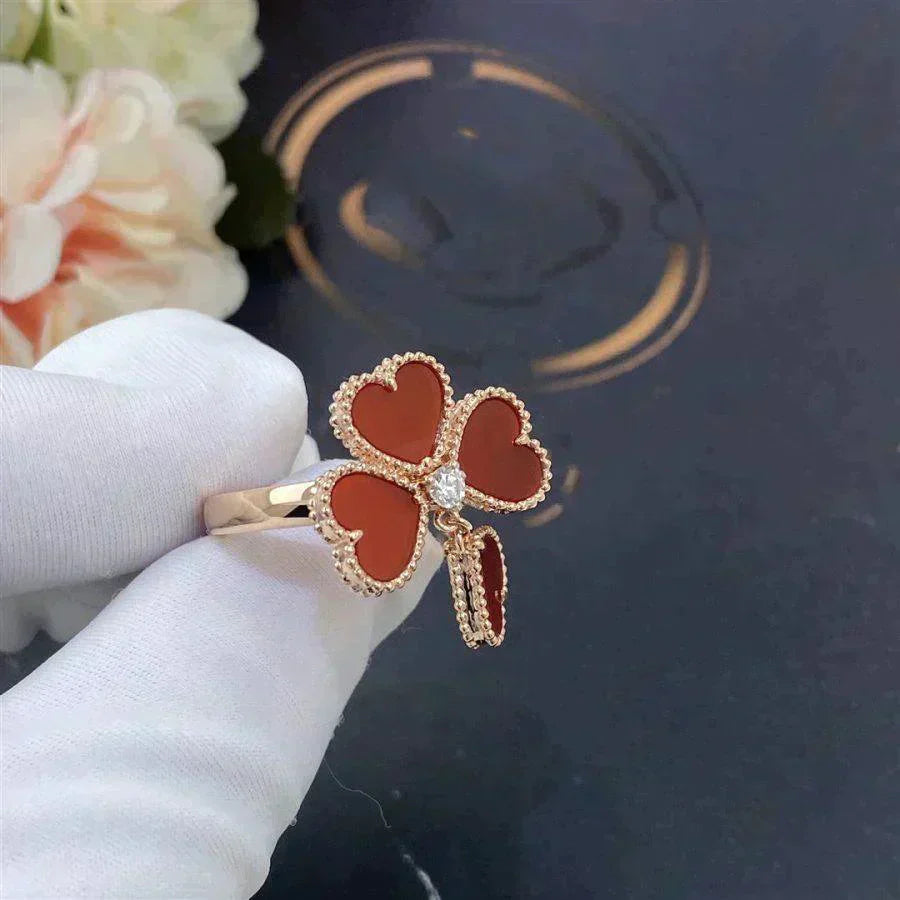 [LUXORA]SWEET CLOVER CARNELIAN RING