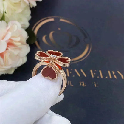 [LUXORA]SWEET CLOVER CARNELIAN RING