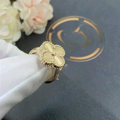 [LUXORA]CLOVER GOLD RING