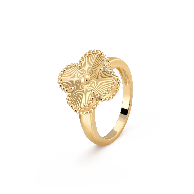 [LUXORA]CLOVER GOLD RING
