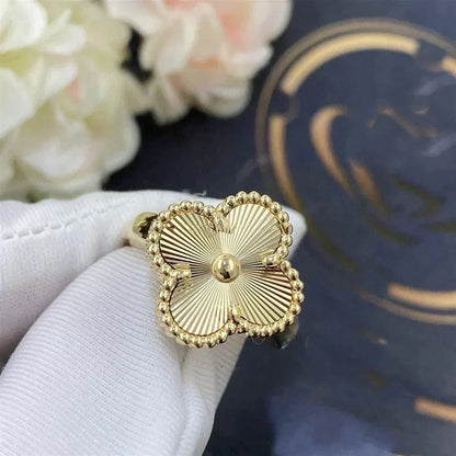 [LUXORA]CLOVER GOLD RING