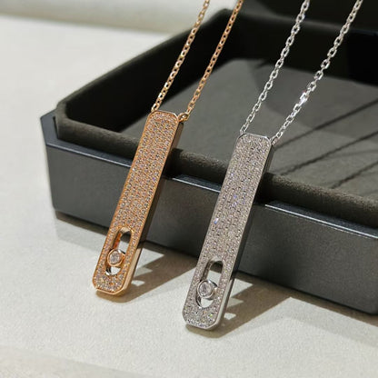 [LUXORA]MY FIRST DIAMOND PAVED NECKLACE