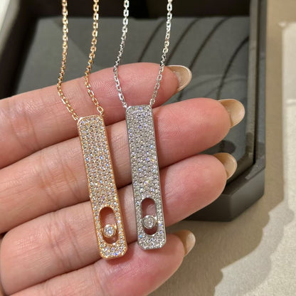 [LUXORA]MY FIRST DIAMOND PAVED NECKLACE