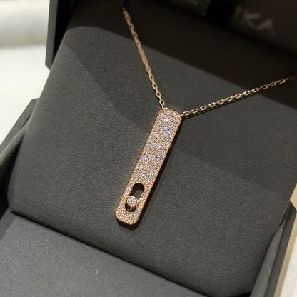 [LUXORA]MY FIRST DIAMOND PAVED NECKLACE