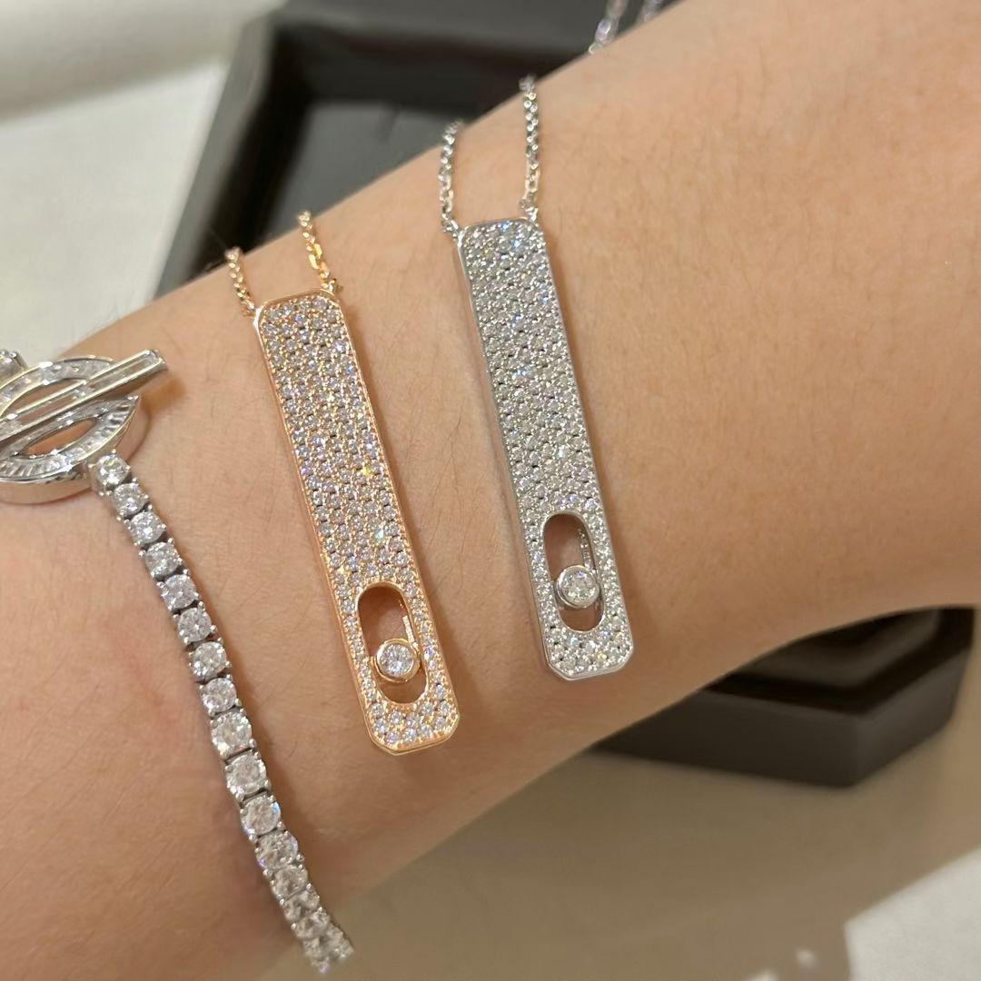 [LUXORA]MY FIRST DIAMOND PAVED NECKLACE