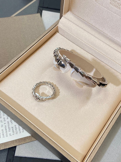 [LUXORA]SERPENTI VIPER SILVER BRACELET
