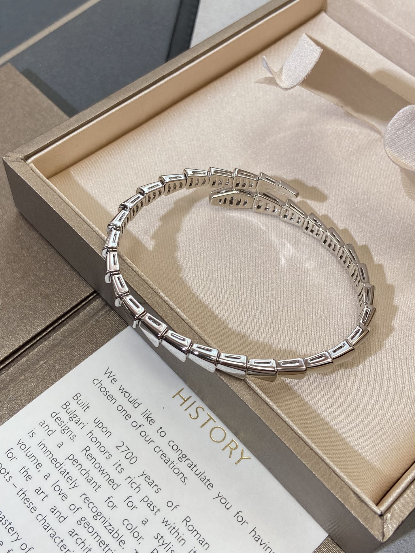[LUXORA]SERPENTI VIPER SILVER BRACELET