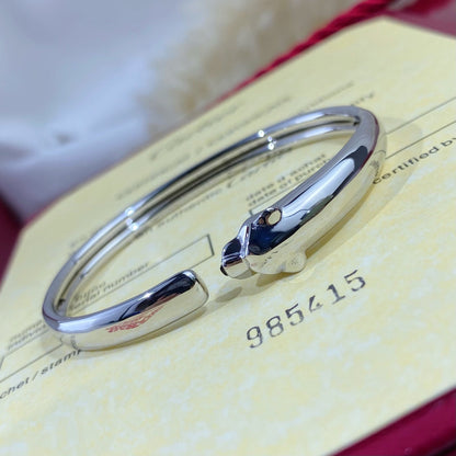 [LUXORA]PANTHERE SILVER OPEN BRACELET