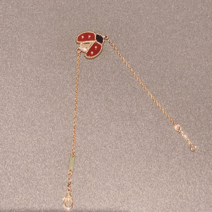 [LUXORA]LUCKY SPRING 1 MOTIF PINK GOLD BRACELET