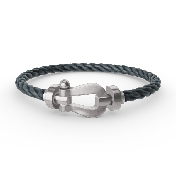 [LUXORA]FORCE LARGE HORSESHOE NO DIAMOND BRACELET SILVER