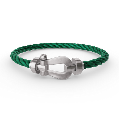 [LUXORA]FORCE LARGE HORSESHOE NO DIAMOND BRACELET SILVER
