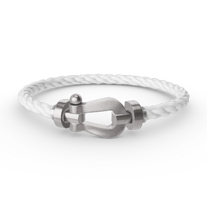 [LUXORA]FORCE LARGE HORSESHOE NO DIAMOND BRACELET SILVER
