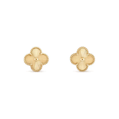 [LUXORA]CLOVER MEDIUM 1 MOTIFS LASER EARRINGS