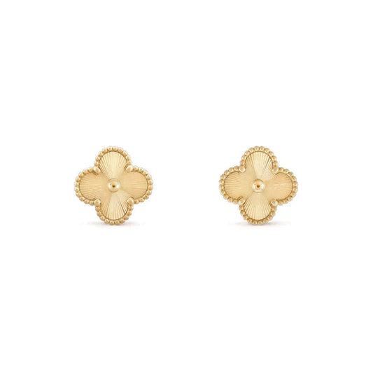 [LUXORA]CLOVER MEDIUM 1 MOTIFS LASER EARRINGS