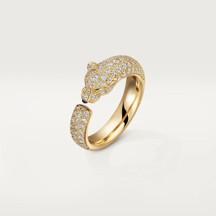 [LUXORA]PANTHERE PINK GOLD DIAMOND RING