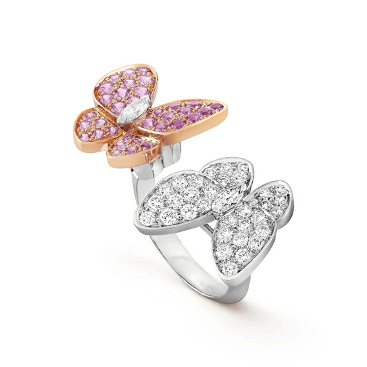 [LUXORA]TWIN BUTTERFLY DIAMOND RING